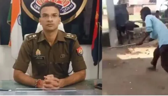 UP Crime : 10 साल के मासूम पर बरसी हैवानियत, लाठी से पिटाई का Video Viral