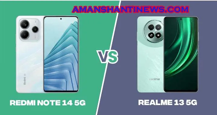 Redmi Note 14 5G vs Realme 13 5G: Price, Specifications, and Features Compared