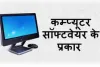 सॉफ्टवेयर क्या है? यह कितने प्रकार के होते हैं? उदहारण सहित ...