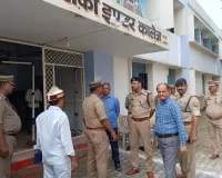  अपर पुलिस अधीक्षक उत्तरी ने गवर्नमेंट गर्ल्स इण्टर कॉलेज उन्नाव में जारी परीक्षा का निरीक्षण 