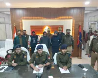 उन्नाव कोतवाली पुलिस को मिली बड़ी सफलता पुलिस ने दस बाइक समेत तीन चोरो को किया गिरफ्तार