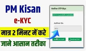 PM Kisan e KYC 2024: नहीं आयी है, 18वी किस्त तो जल्दी करें e-KYC, वरना नहीं आएंगे 2000, जानें केवाईसी की पूरी प्रक्रिया !