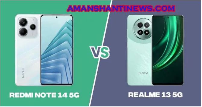 ‎Redmi Note 14 5G vs Realme 13 5G