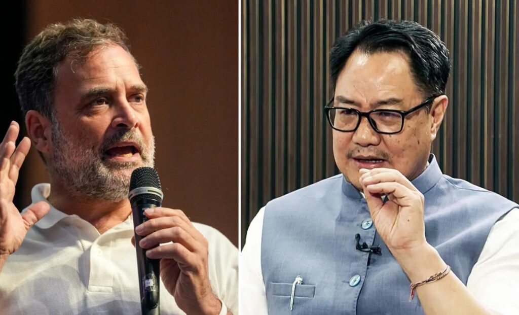 Rahul slams Rijiju over his ‘no one harmed’ during CJP stir remark | India News