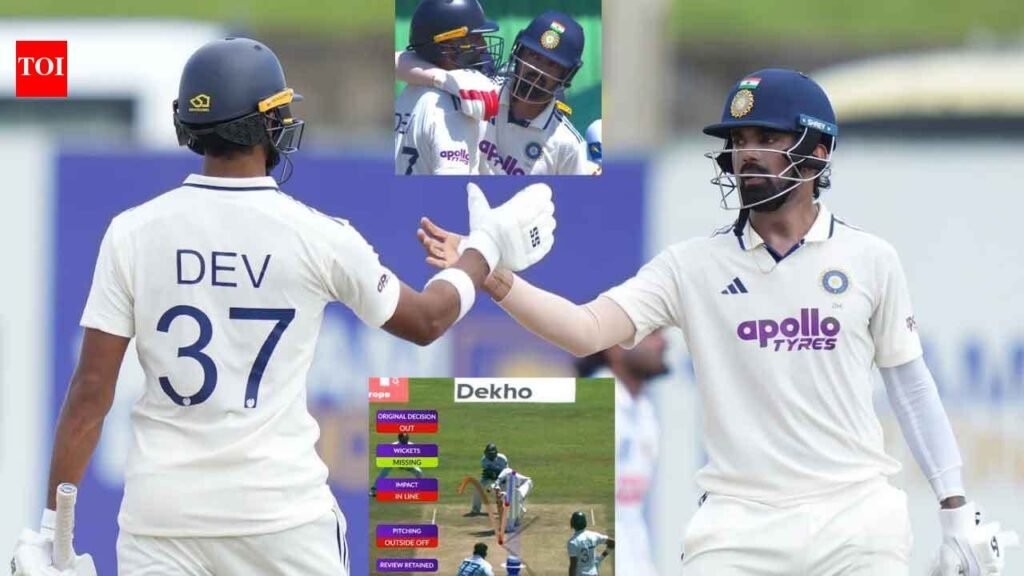IND vs SL 1st Test: How Devdutt Padikkal’s alertness saved KL Rahul’s wicket in Galle – WATCH | Cricket News