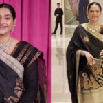 Sonam Kapoor’s black anarkali is gorgeous, but it’s her Pichwai-inspired dupatta that caught our eye