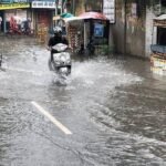 Humidity gives way to late evening downpour in capital | Lucknow News