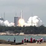 Thousands of tourists now crowd beaches around China’s Wenchang spaceport to watch rockets launch, turning a once-secretive space programme into a booming mix of tourism, art and entertainment