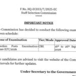 SSC Selection Post Phase 14 exam 2026 dates announced: Check complete schedule here