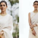 Nayanthara’s ivory saree, gold choker and gajra are a masterclass in minimal but classic Onam style