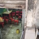 Barred by elevated pavement, rainwater parks on road | Lucknow News