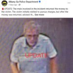 Albany Police Department issues BOLO for a man who picked $30 from the floor while shopping at Walmart; faces backlash, says no charges will be filed