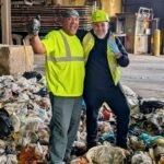She accidentally threw away two rings while cleaning her New York home, including a 100-year-old family heirloom; her husband dug through 20,000 pounds of trash to find them