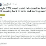 ‘Honeymoon phase’ over: NRI with Rs 70 lakh savings wants to quit UK life and return to India |