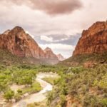 A private landowner has given up development rights on 145 acres beside Zion National Park; the land can no longer become hotels, condos or restaurants and will remain protected
