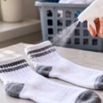 Sock Odour Solution: Spraying vinegar on socks before washing them: What it does and why this simple laundry hack is recommended