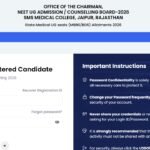 Rajasthan NEET UG 2026 Round 1 seat allotment result out at ug.neetrajasthan.com; check steps to download