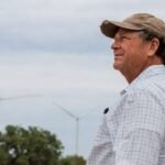 A West Texas rancher rejected wind turbines twice before agreeing to 7 on his family ranch; the royalties now help pay for feed and workers and keep the operation running