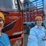 Meet the 25-year-old who left air hostess job to become Himachal's first woman truck driver