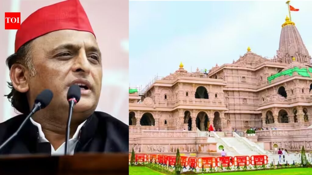 Akhilesh Yadav raises ‘Ram Dhan’ theft concern as Ram Temple Trust meets to pick first CEO | Lucknow News