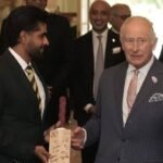 Babar Azam presents signed Pakistan team bat to King Charles III amid England tour turmoil | Cricket News