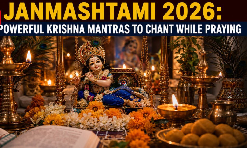 Janmashtami 2026: 8 Powerful Krishna mantras to chant while praying