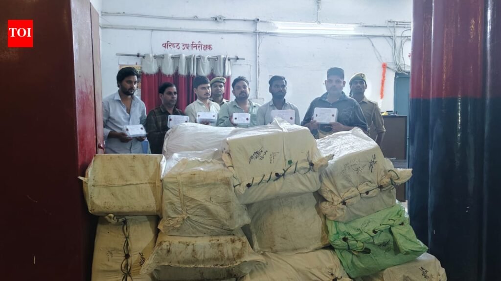 6 drug traffickers held in Lucknow with narcotic medicines worth Rs 1 crore | Lucknow News