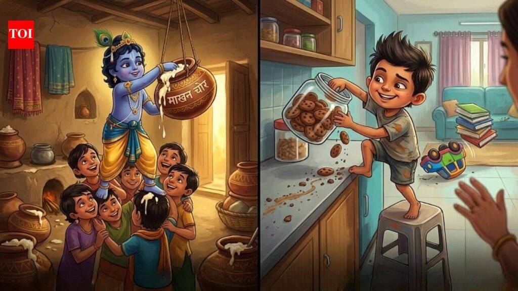 Before you call your child ‘naughty,’ remember Krishna was called ‘Makhan Chor’: Why mischief, curiosity and playfulness are important parts of a happy and healthy childhood