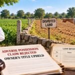 Neighbour occupied 4.27 acres for 40 years and his name was added in land records; Karnataka HC rejects adverse possession claim and restores original owner’s title