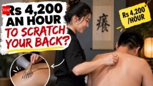 Would you pay Rs 4,200 an hour to have someone scratch your back? This Chinese entrepreneur has made it a business