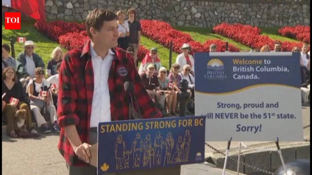 ‘Sorry’: British Columbia puts up new border signs amid US-Canada tariff war; ‘Never the 51st state’
