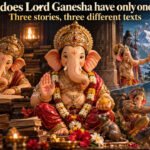 Why does Lord Ganesha have only one tusk? Three stories, three different texts