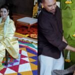 Mom-to-be Samantha Ruth Prabhu shares traditional baby shower pictures with hubby Raj Nidimoru; says, ‘I have always had a deep respect for our traditions’ |