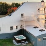 In 1949, Pennsylvania shoe salesman Mahlon Haines built a 25-foot-tall work-boot house for $26,000; after falling into ruin, his granddaughter restored it and guests can now sleep inside