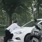 Lucknow Accident: Lucknow horror: Woman hit by car, dragged on bonnet after dispute near Janeshwar Mishra Park | Lucknow News