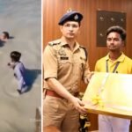 When UP Class 10 students Krishna Gupta & Saddam Hussain saw a woman drowning; what they did next made them heroes – Watch
