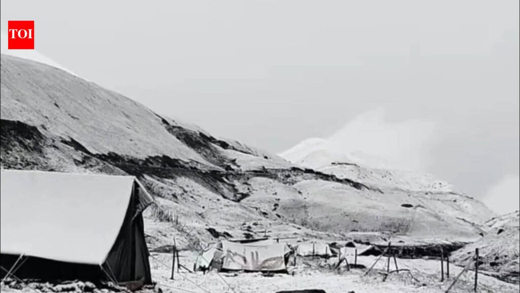 Kashmir turns white: Gulmarg, Gurez receive season’s first snowfall as rain lashes valley
