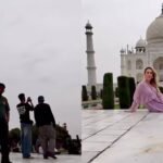 Taj Mahal: Photographer confronts crowd surrounding foreign female tourist at Taj Mahal; video sparks debate on “Civic Sense”