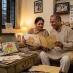 Psychology says parents who keep old report cards and childhood drawings may be preserving a part of their own life story, not just memories