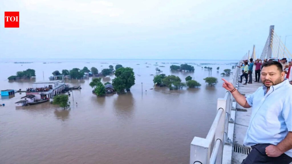 Bihar: 50 lakh hit by Bihar floods; Tejashwi seeks Rs 15,000 aid per family | India News