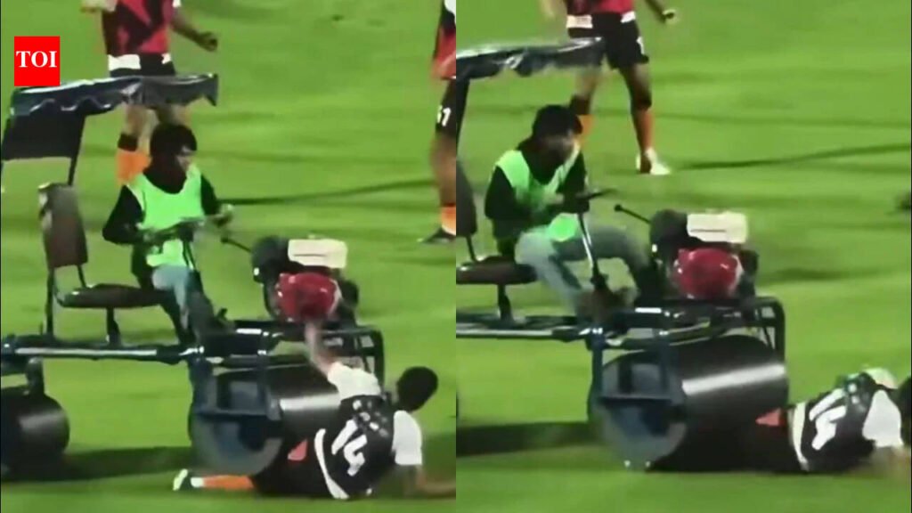 Horrific! Former England footballer Andros Townsend run over by pitch roller in freak accident – Watch | Football News