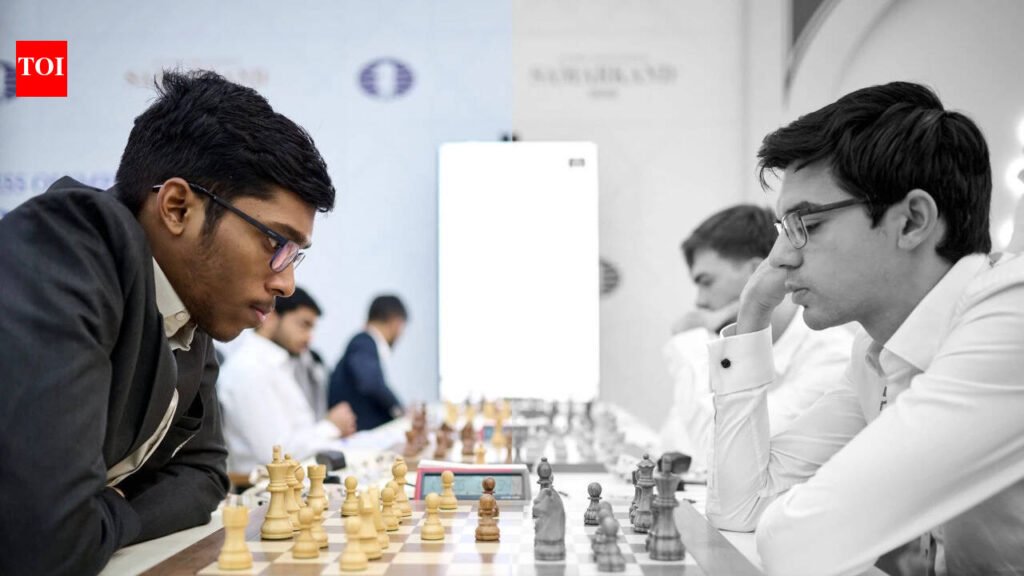 Chess Olympiad Round 5: Praggnanandhaa outwits Dutch No. 1 Anish Giri for first win; Vaishali’s defeat caps India’s mixed day | Chess News