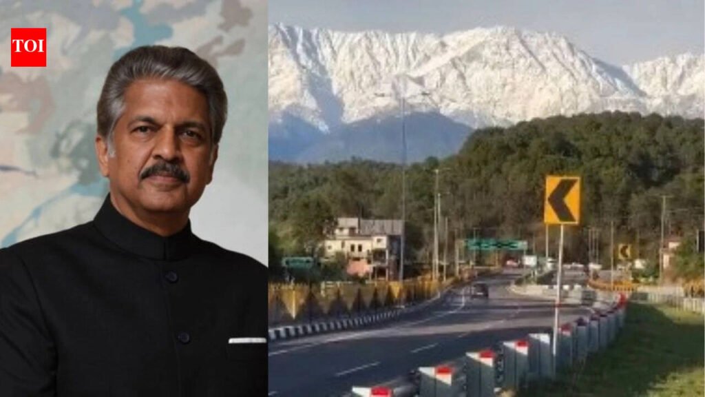 Anand Mahindra shares a stunning view from this hill station that looks like the road leads to the end of a rainbow, “Some destinations are not meant to be reached”