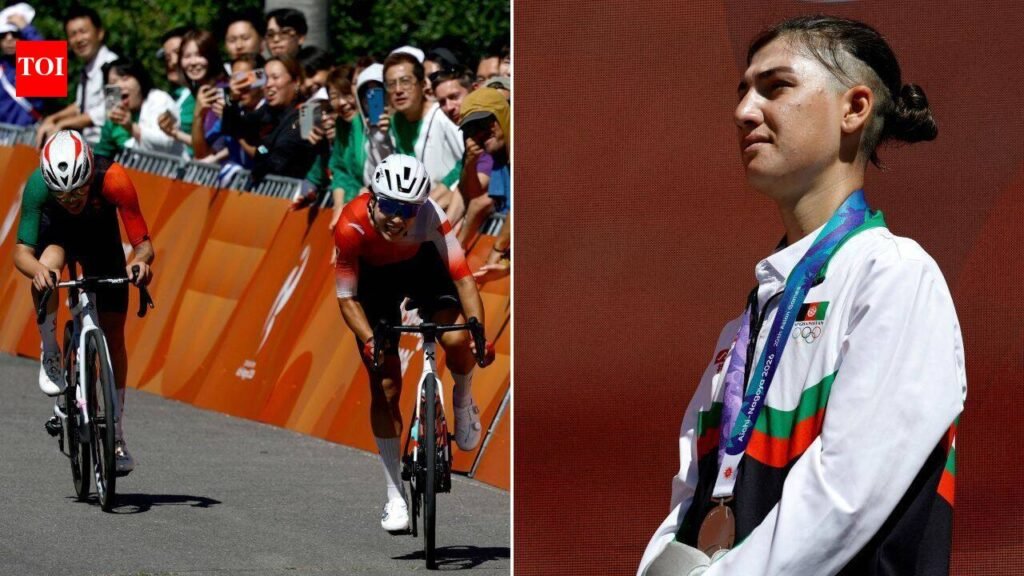 Attacked with stones, trained disguised as a man: Afghan women cyclist Fariba Hashimi wins Asian Games silver | Asian Games 2026 News