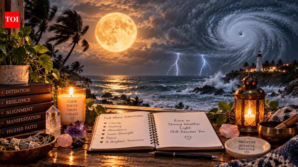 Hurricane Polo and the Harvest Moon 2026: Can You Perform a Full Moon Manifestation Ritual During Stormy Weather?