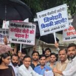 Farmers from 10 states protest NHB policy changes | Lucknow News
