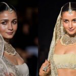 Alia Bhatt brings old-world glamour to Manish Malhotra’s Mijwan fashion show in ivory Chikankari |