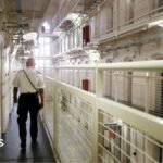 Spaces in male prisons in England and Wales fall to lowest level of year, sources say