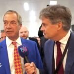 'Not what you want on day of the conference,' Farage tells BBC