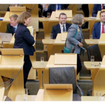 Reform MSPs walk out of parliament in protest against independence debate